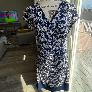 New York & Company Stretch Dress Women Size L #7